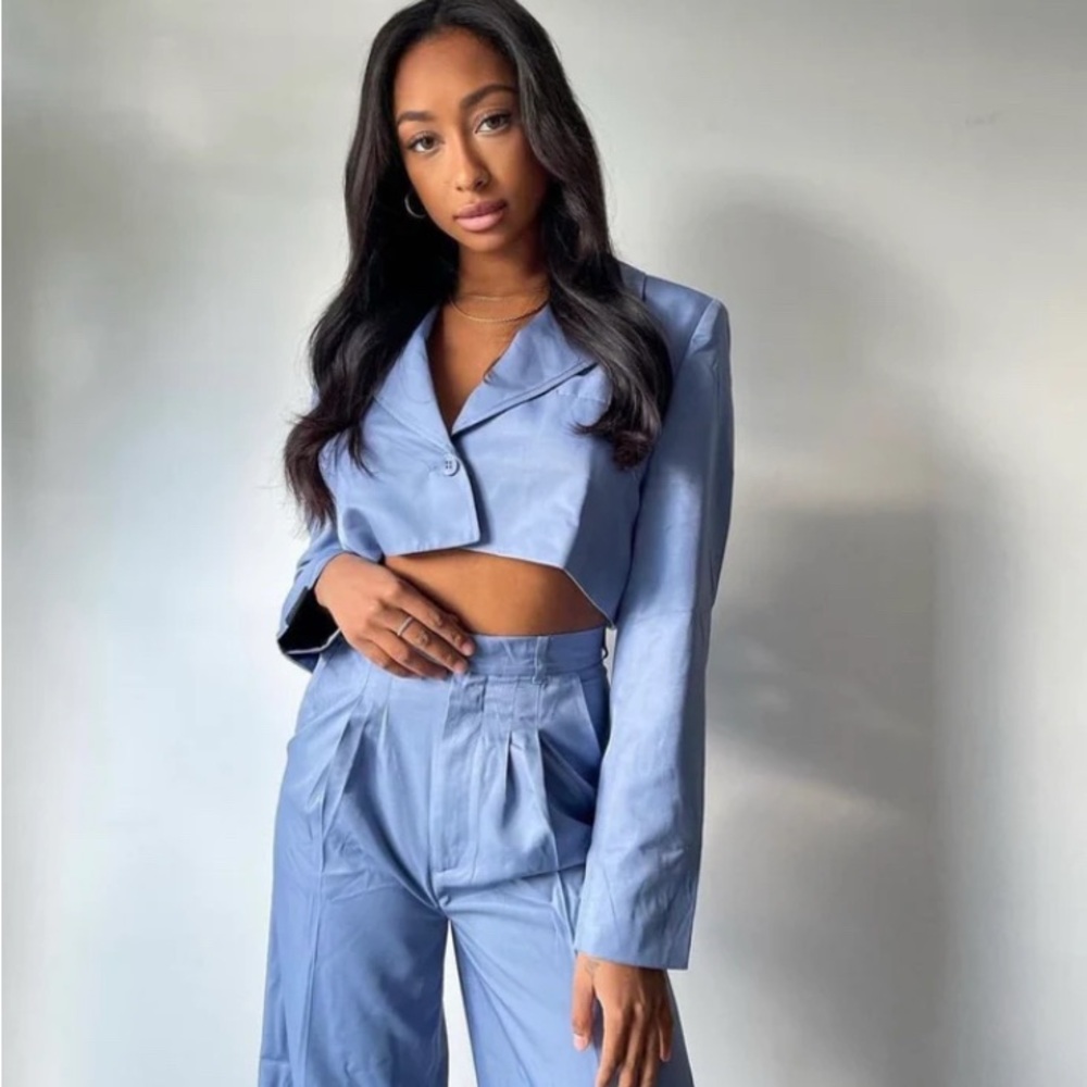 Elegant Blue Women's Jumpsuit